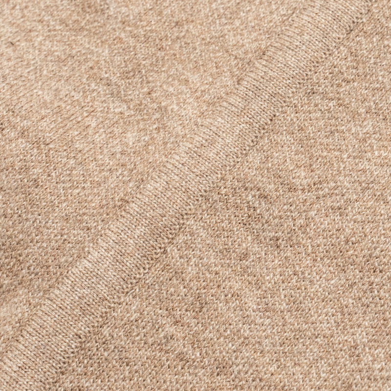 Hermes Size 40 Reversible Pull Over Sweater Cachemire Coton Beige Lin