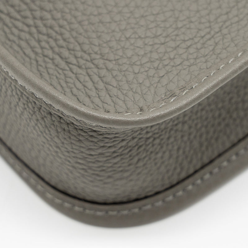 Hermes Mini Evelyne Clemence Gris Meyer GHW Stamp U