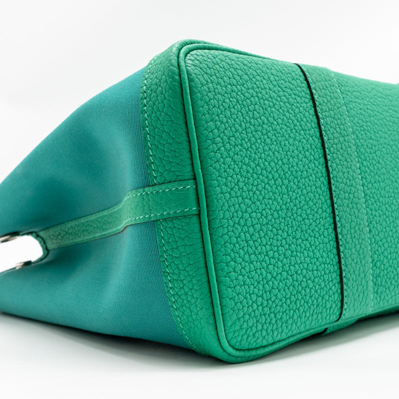 Hermes Garden Party 30 Canvas/Negonda Vert Verone-Menthe/Menthe SHW Stamp W