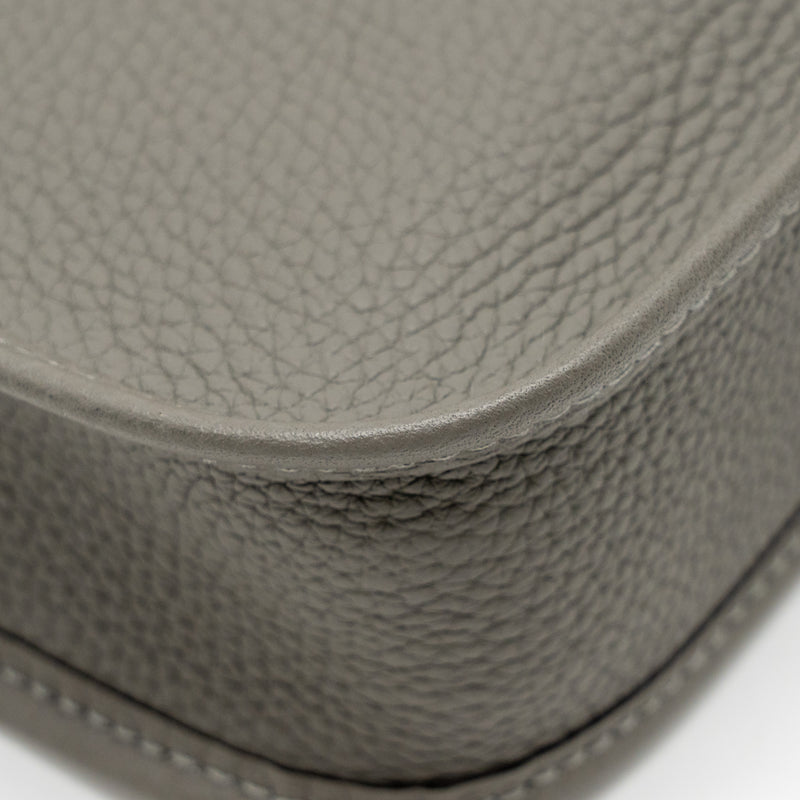 Hermes Mini Evelyne Clemence Gris Meyer GHW Stamp U