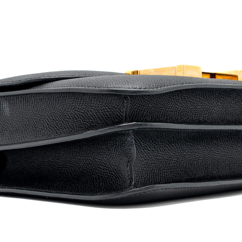Hermes Constance 24 epsom black RGHW Stamp A