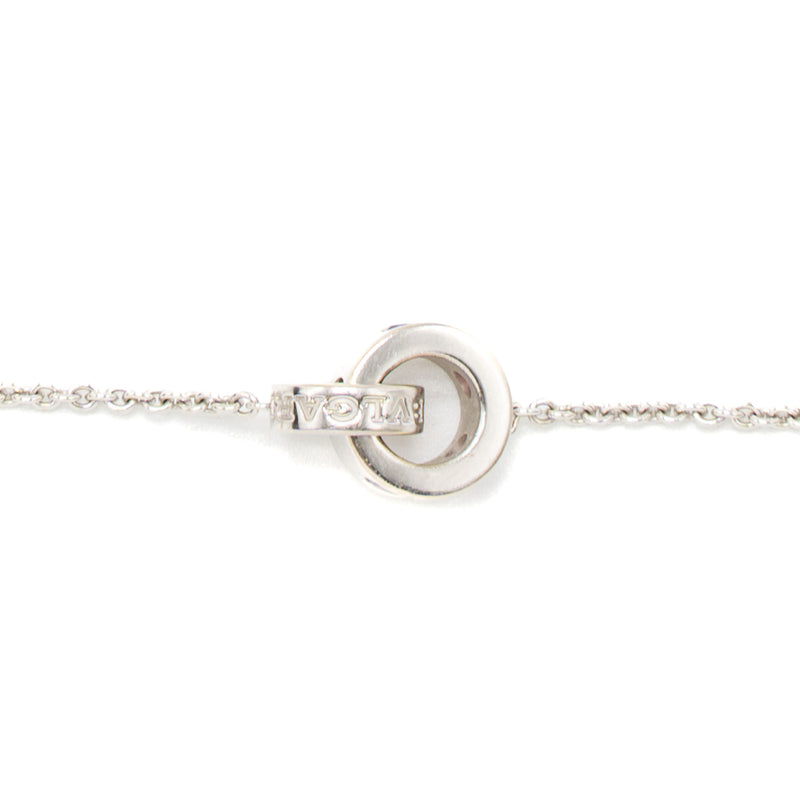Bvlgari Size S/M Inner Locking Ring Bracelet White Gold