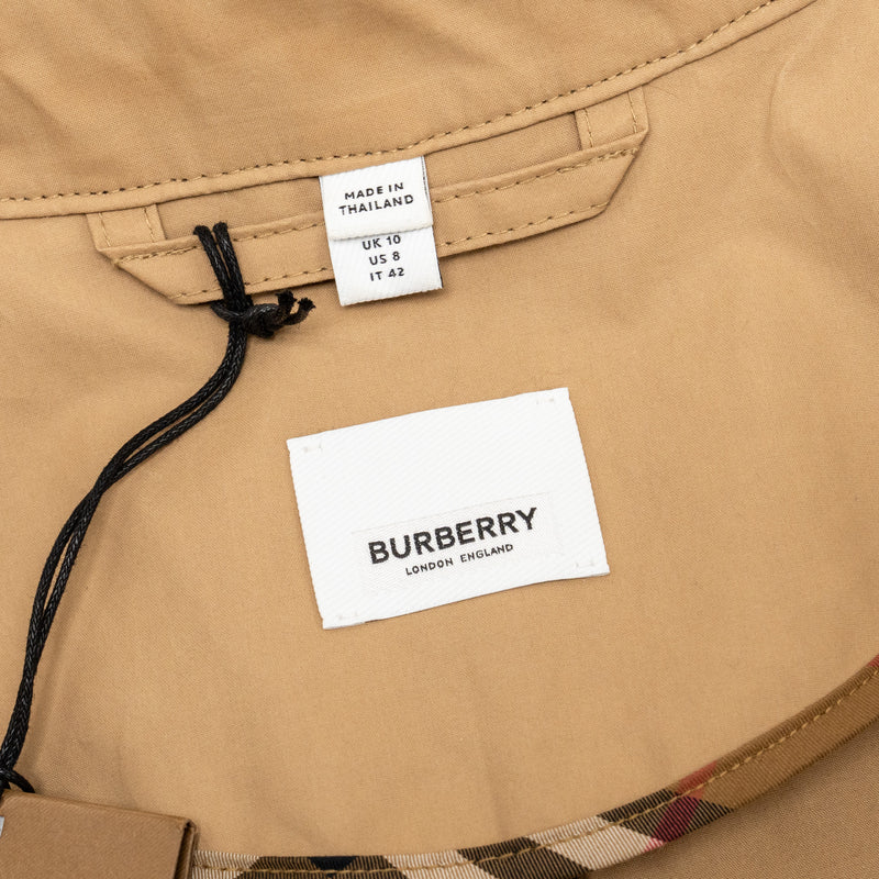 Burberry Size UK 10 Amberford Double-breasted Trench Coat Cotton Beige