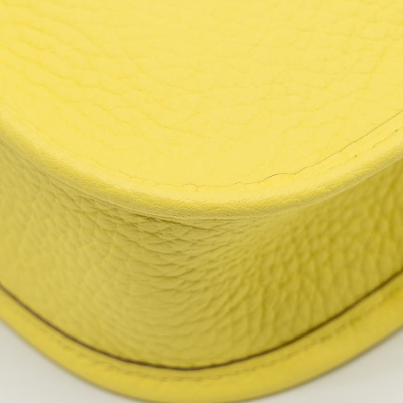 Herme Mini Evelyne Clemence Limoncello SHW Stamp W