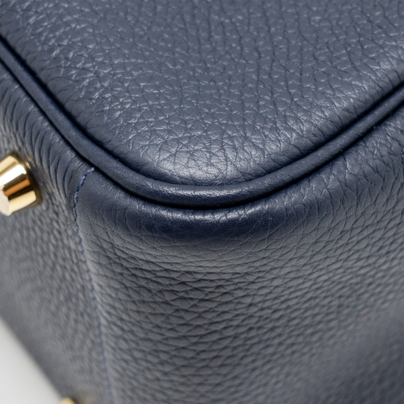 Hermes Lindy 26 Clemence Blue Nuit GHW Stamp D