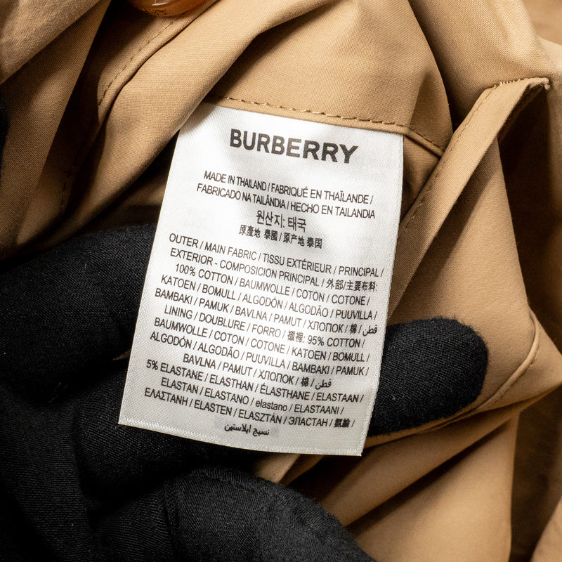 Burberry Size UK 10 Amberford Double-breasted Trench Coat Cotton Beige
