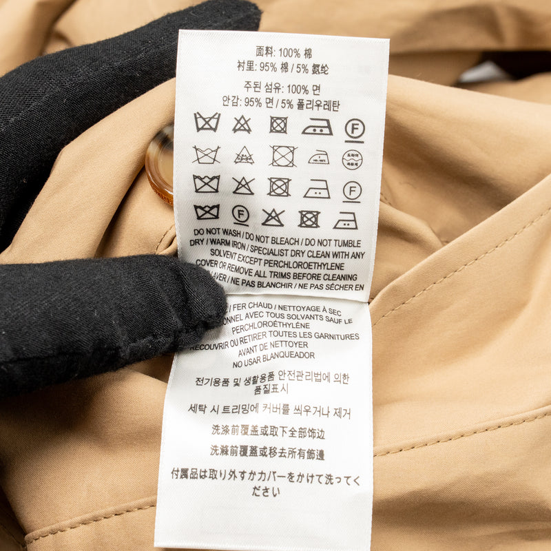 Burberry Size UK 10 Amberford Double-breasted Trench Coat Cotton Beige