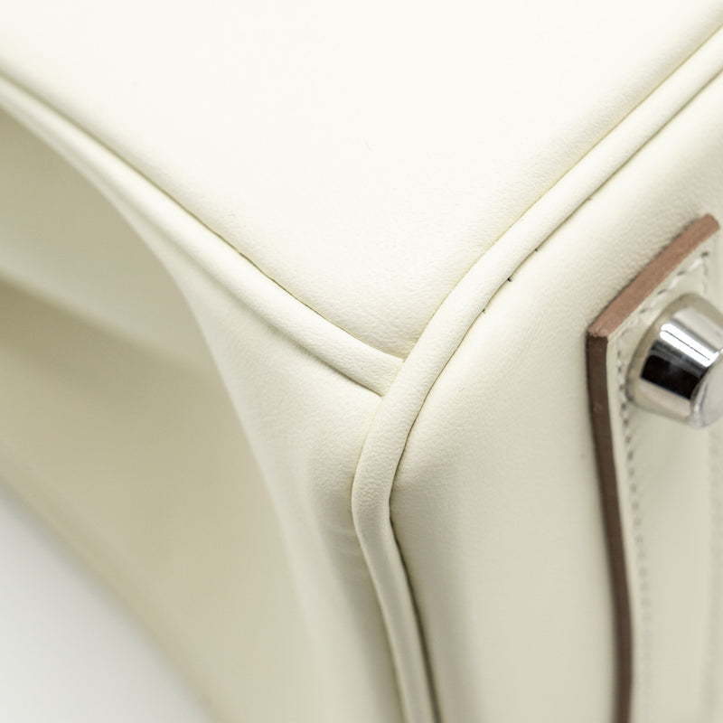 Hermes birkin 25 Swift Mushroom SHW stamp B