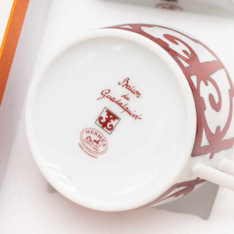 Hermes Balcon Du Guadalquivir Tea Cup and Saucer (Sell in A Set)