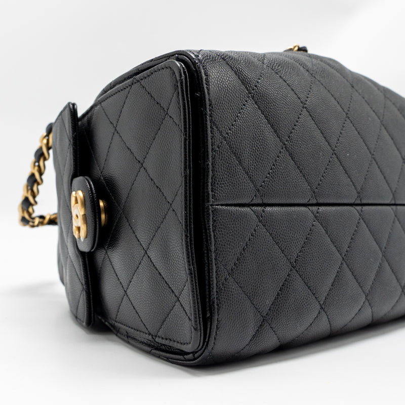 Chanel Small 25 Bag Caviar Black GHW (Microchip)