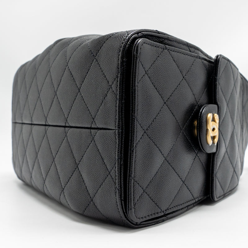 Chanel Small 25 Bag Caviar Black GHW (Microchip)