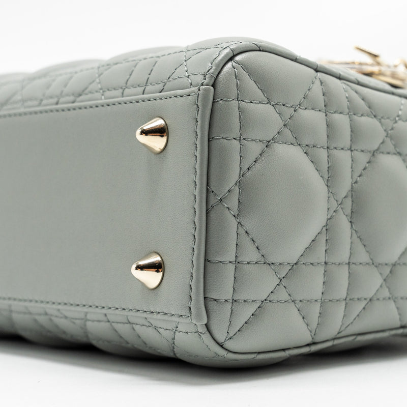 Dior My ABC Dior Small Lady Dior Lambskin Stone Grey LGHW