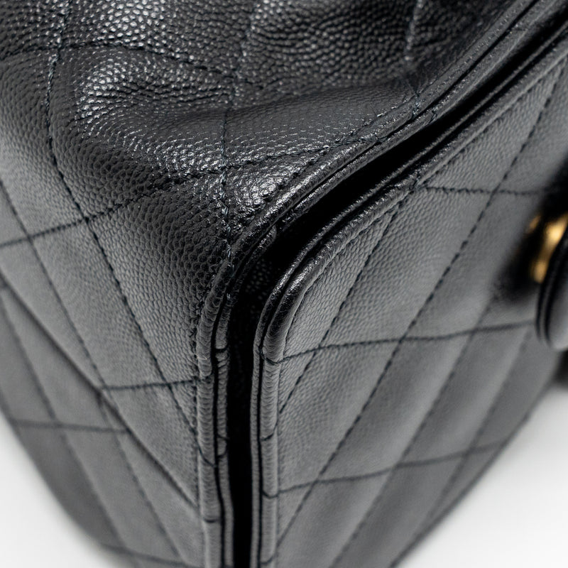 Chanel Small 25 Bag Caviar Black GHW (Microchip)
