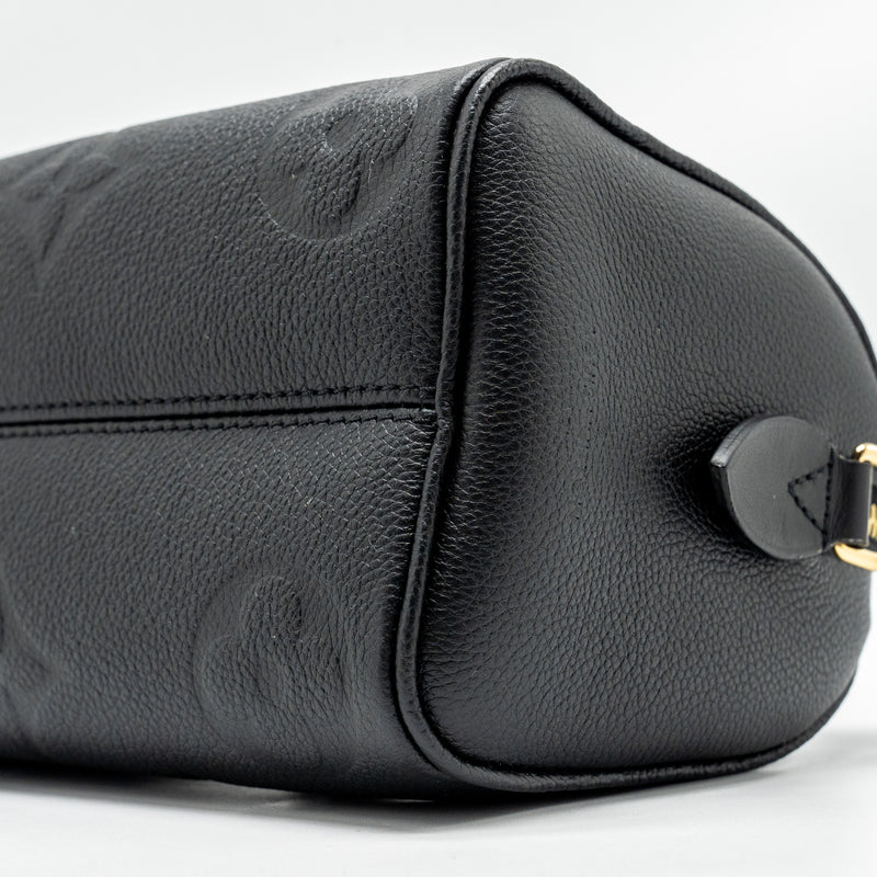 Louis Vuitton Speedy 20 Bandouliere Monogram Empreinte Black GHW