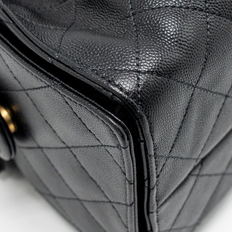 Chanel Small 25 Bag Caviar Black GHW (Microchip)