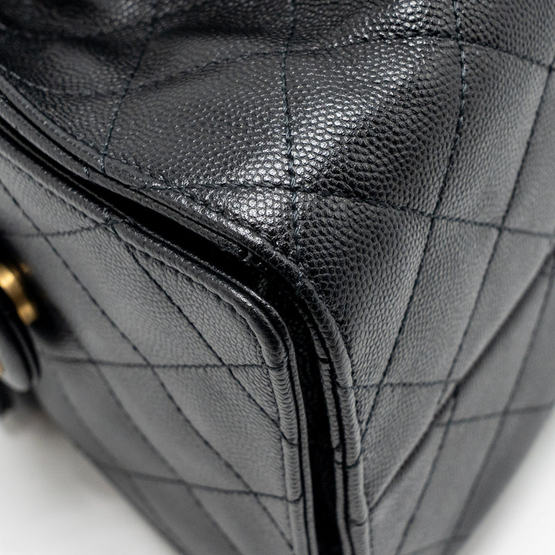 Chanel Small 25 Bag Caviar Black GHW (Microchip)