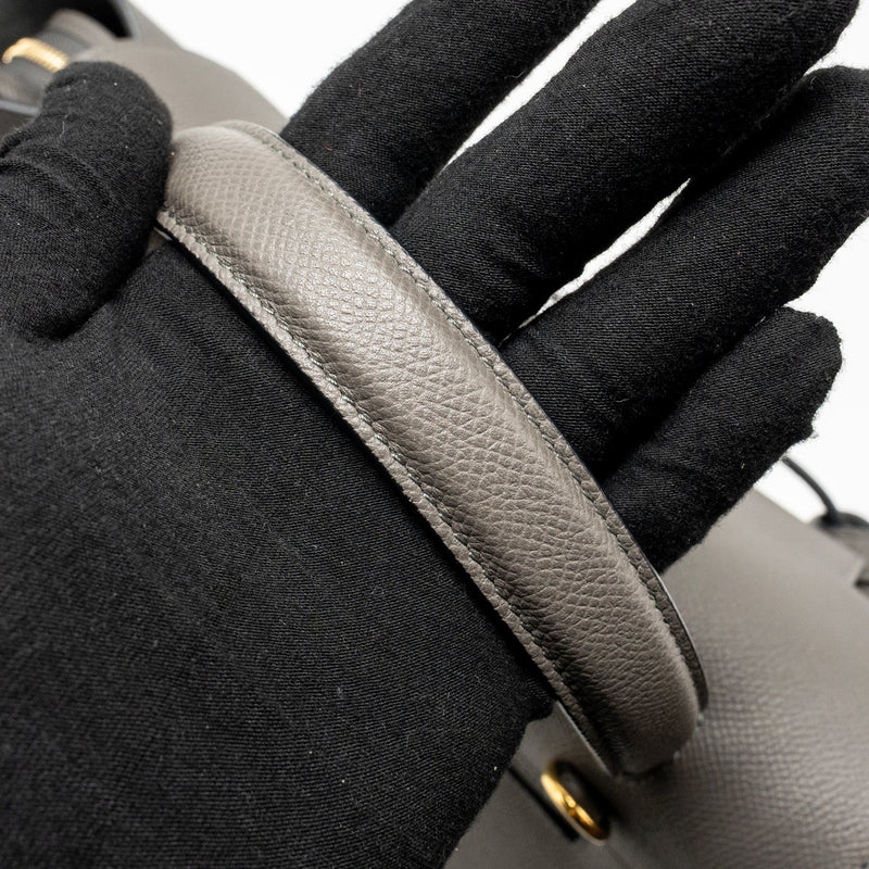 Celine Mini Belt Bag Grained Calfskin Grey GHW