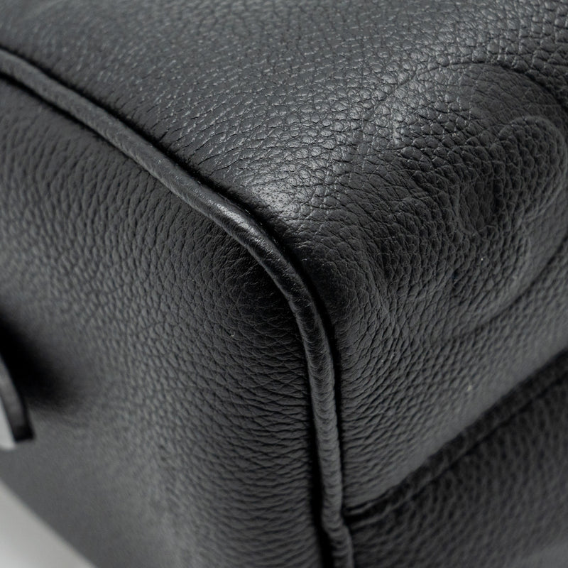 Louis Vuitton Speedy 20 Bandouliere Monogram Empreinte Black GHW