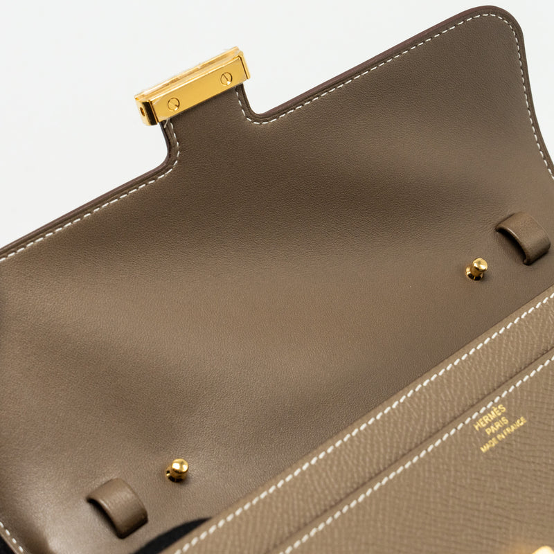 HERMES Constance To Go Epsom Etoupe GHW Stamp Z
