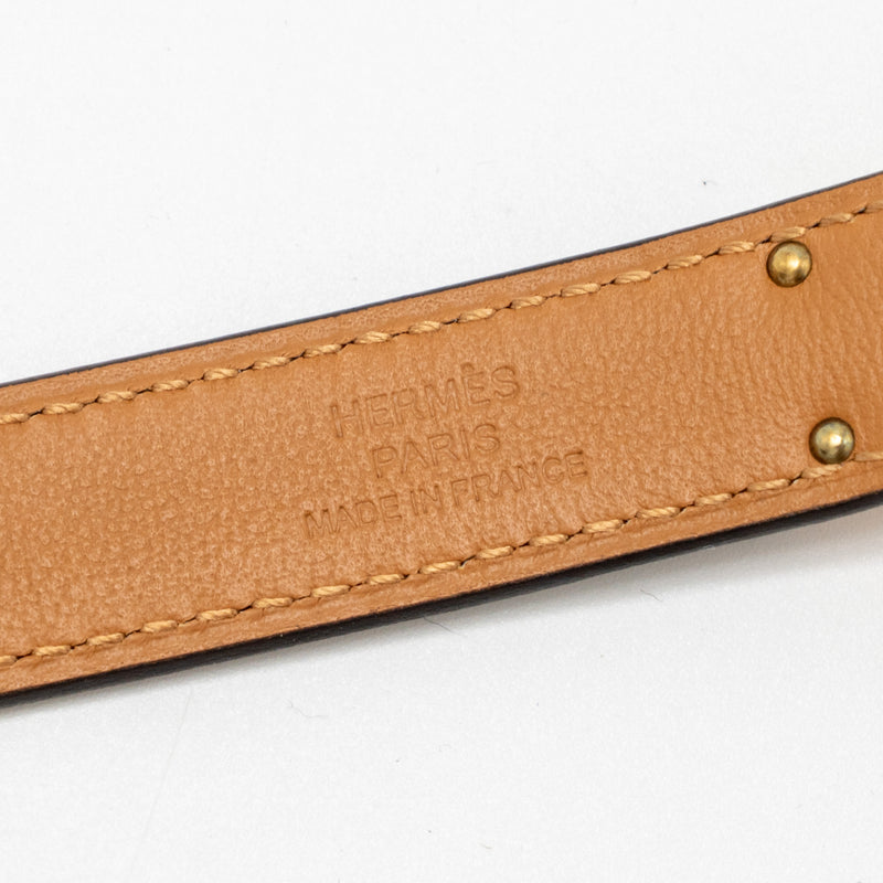 Hermes Kelly 18 Belt Epsom Etoupe RGHW Stamp W