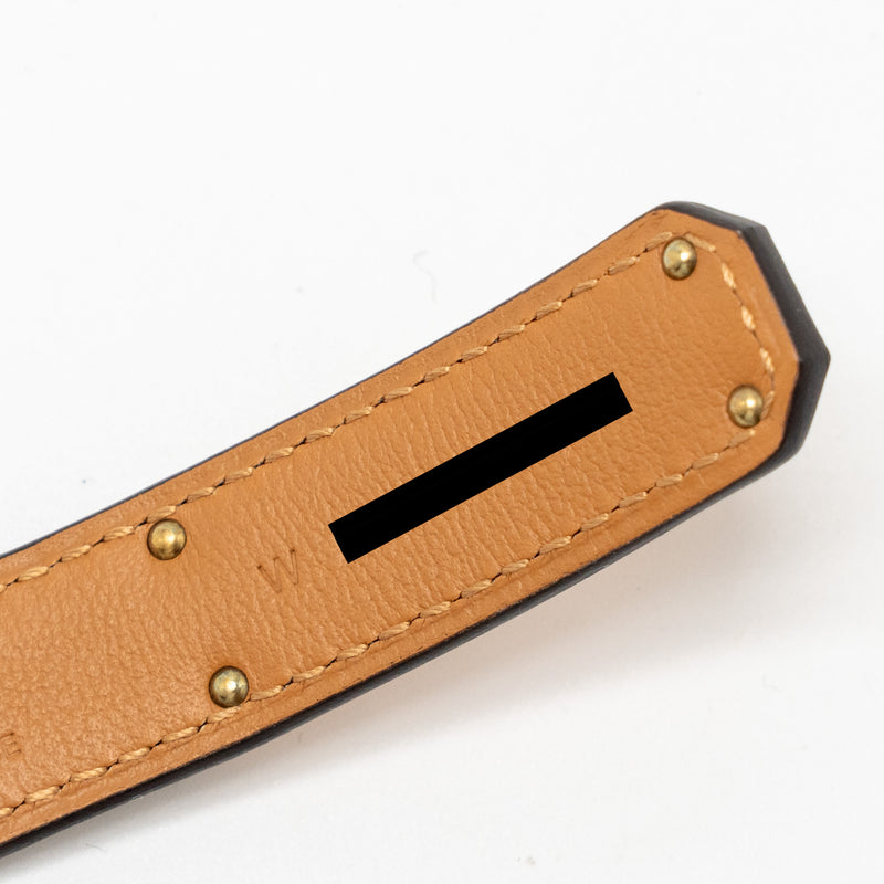 Hermes Kelly 18 Belt Epsom Etoupe RGHW Stamp W