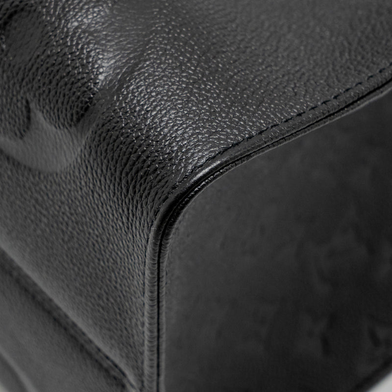 Louis Vuitton Onthego GM Monogram Empreinte Leather Black GHW