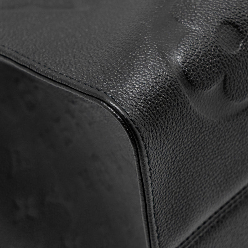 Louis Vuitton Onthego GM Monogram Empreinte Leather Black GHW