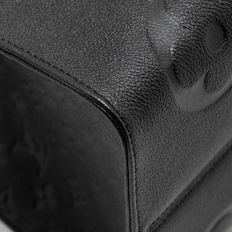 Louis Vuitton Onthego GM Monogram Empreinte Leather Black GHW