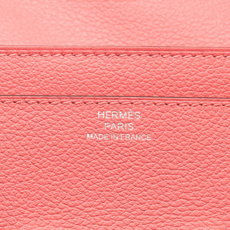 Hermes Constance to Go Evercolor 8W Rose Azalee SHW Stamp B