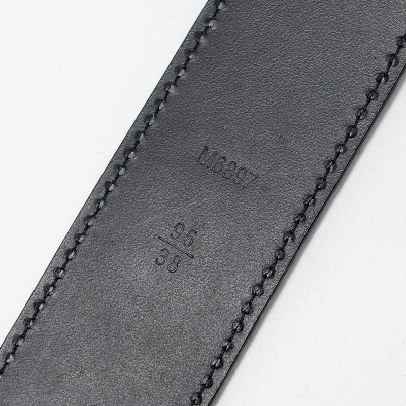 Louis Vuitton Size 95 35mm Belt Leather SO Black