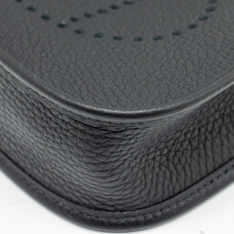 Hermes Mini Evelyne Clemence Black GHW Stamp B