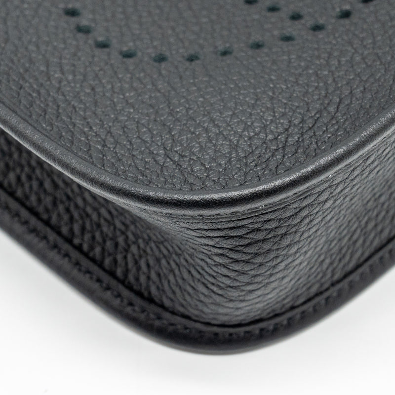 Hermes Mini Evelyne Clemence Black GHW Stamp B