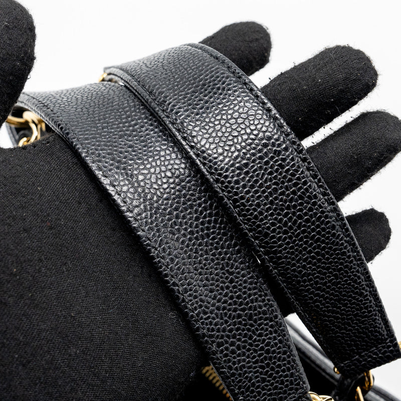 Chanel Grand Shopping Tote Bag caviar black GHW