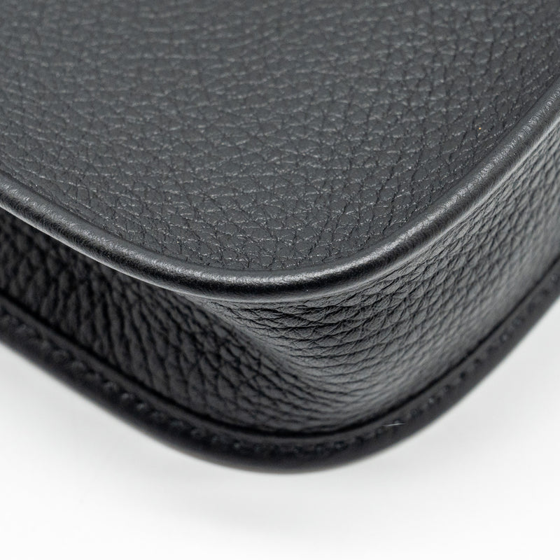 Hermes Mini Evelyne Clemence Black GHW Stamp B