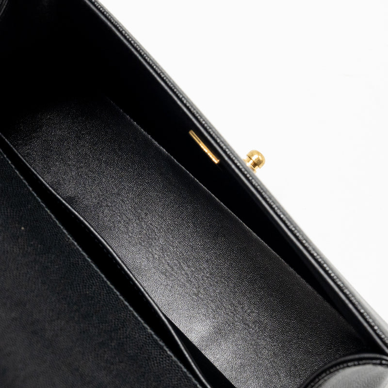 Chanel Medium Boy Bag Caviar Black GHW (microchip)