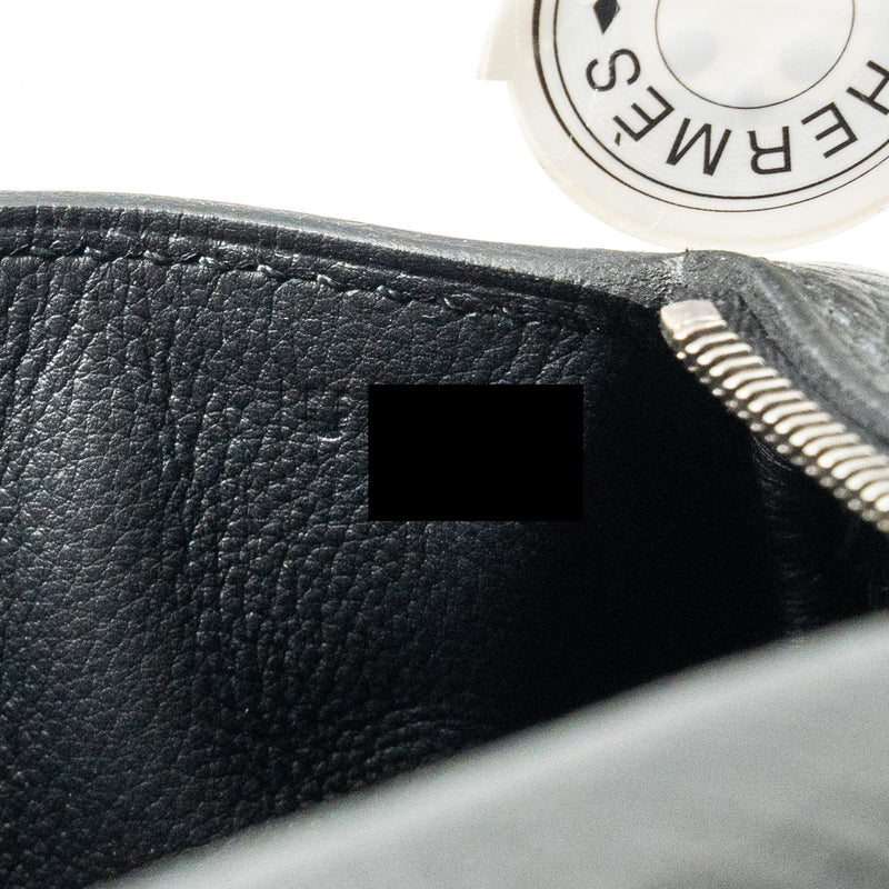 Hermes Mini Lindy Clemence Black SHW Stamp U