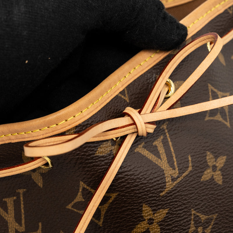 Louis Vuitton nano noe monogram canvas GHW