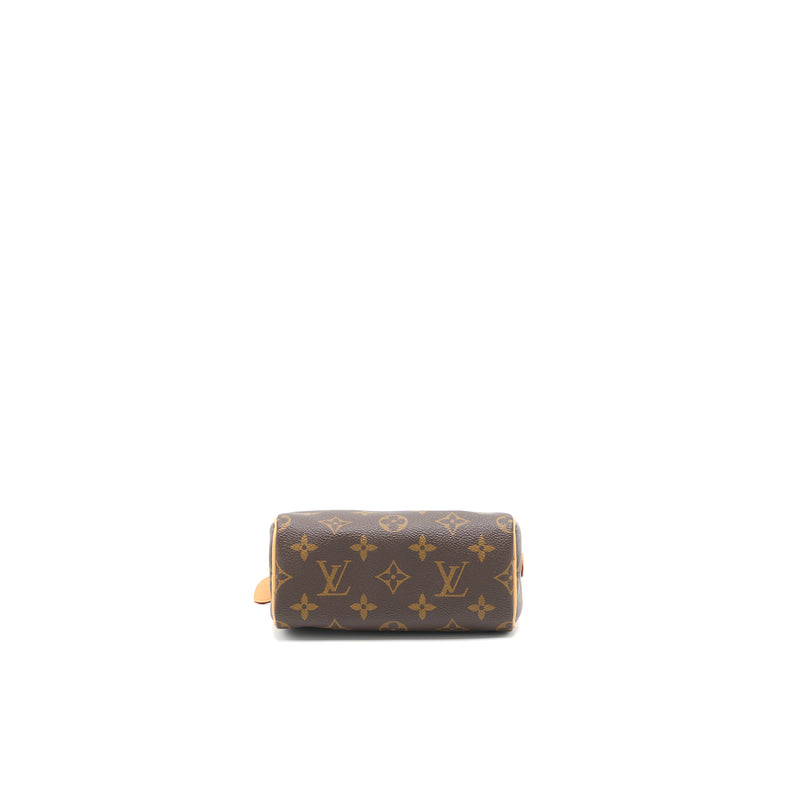 Louis Vuitton Nano Speedy Monogram Canvas GHW (New Version)