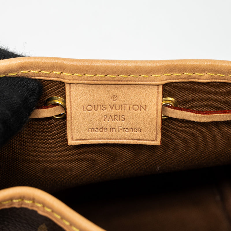 Louis Vuitton nano noe monogram canvas GHW