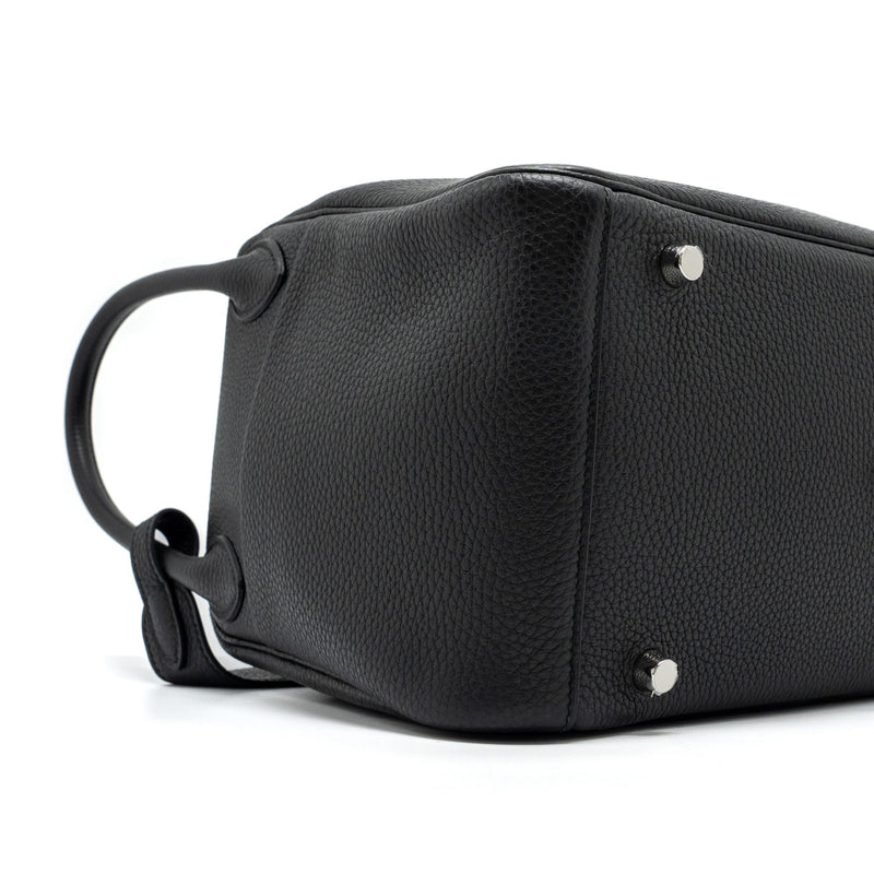 Hermes Lindy 30 Clemence Black SHW Stamp C