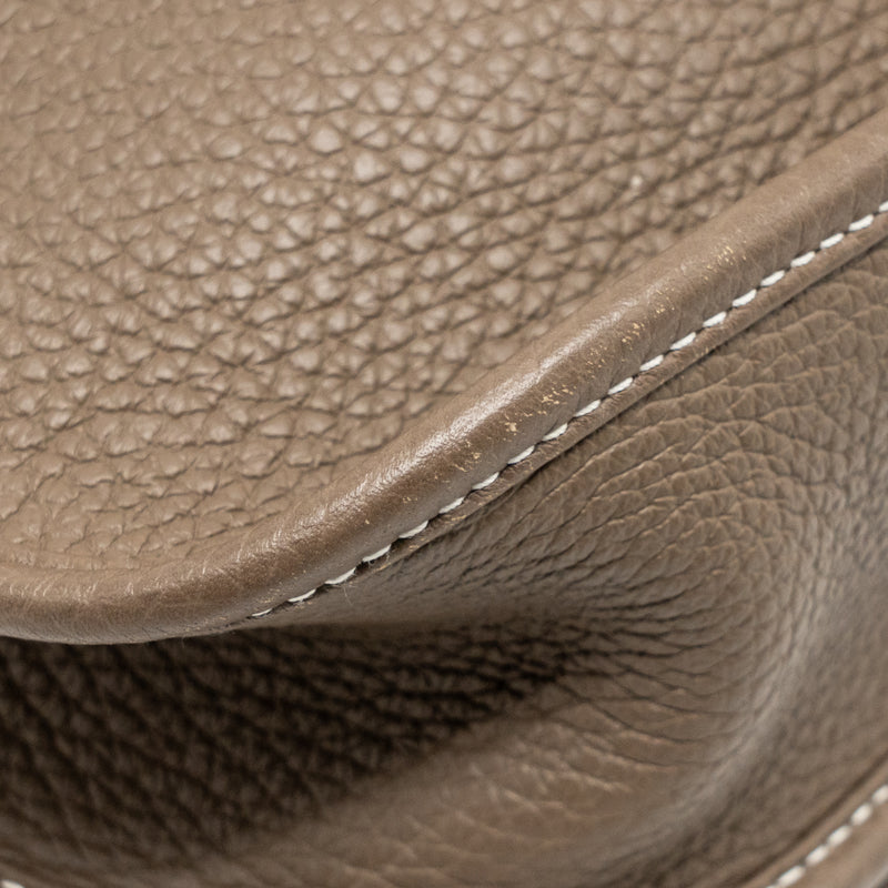 Hermes Evelyne 29 Clemence Etoupe SHW Stamp U
