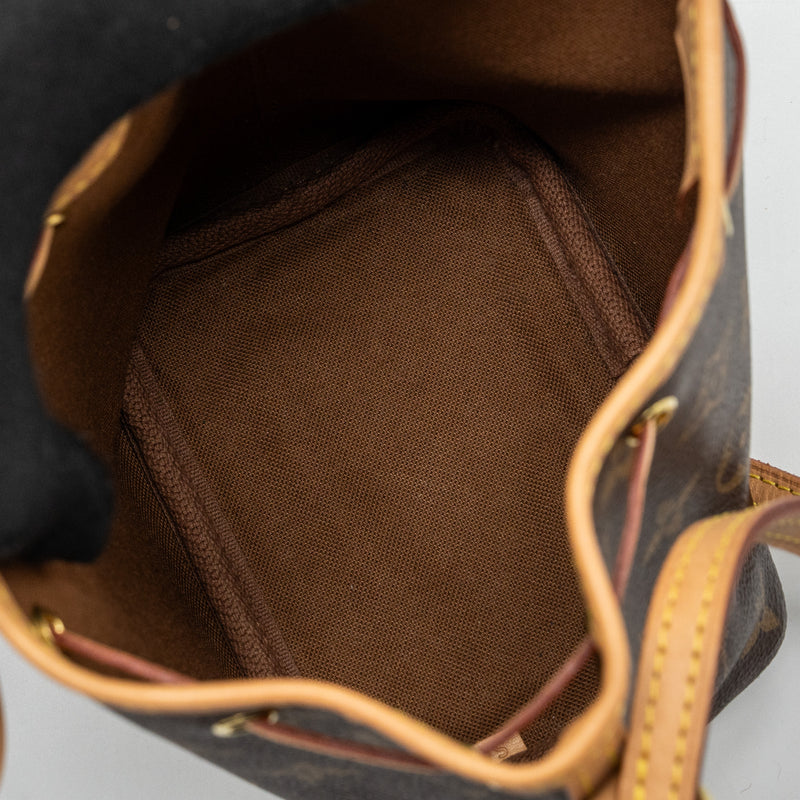 Louis Vuitton nano noe monogram canvas GHW