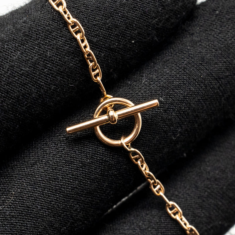 Hermes Size SH Farandole Bracelet, very Small Model Rose Gold