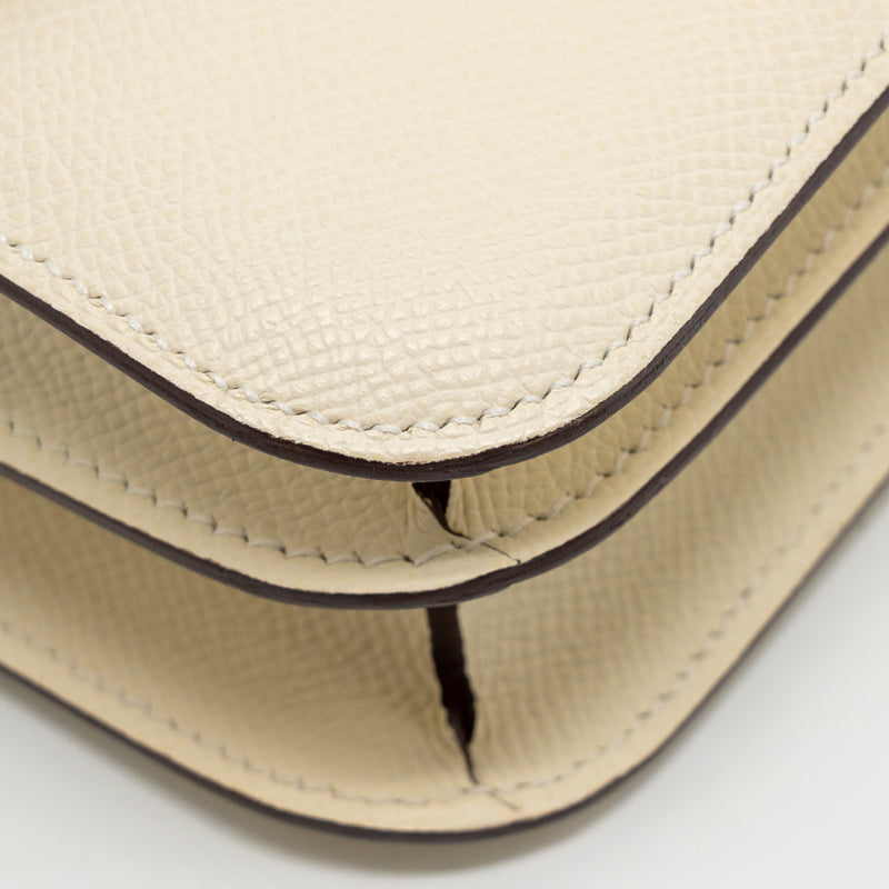 Hermes Mini Constance epsom Nata GHW stamp U