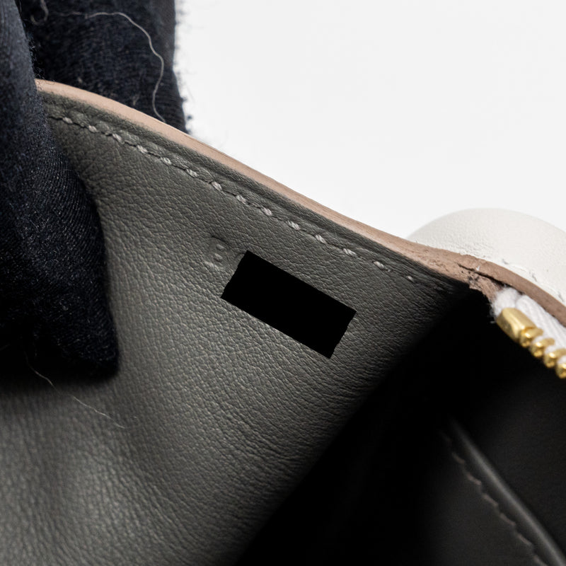 New Hermes Mini Lindy Handbag Nata Swift Leather Z Stamp