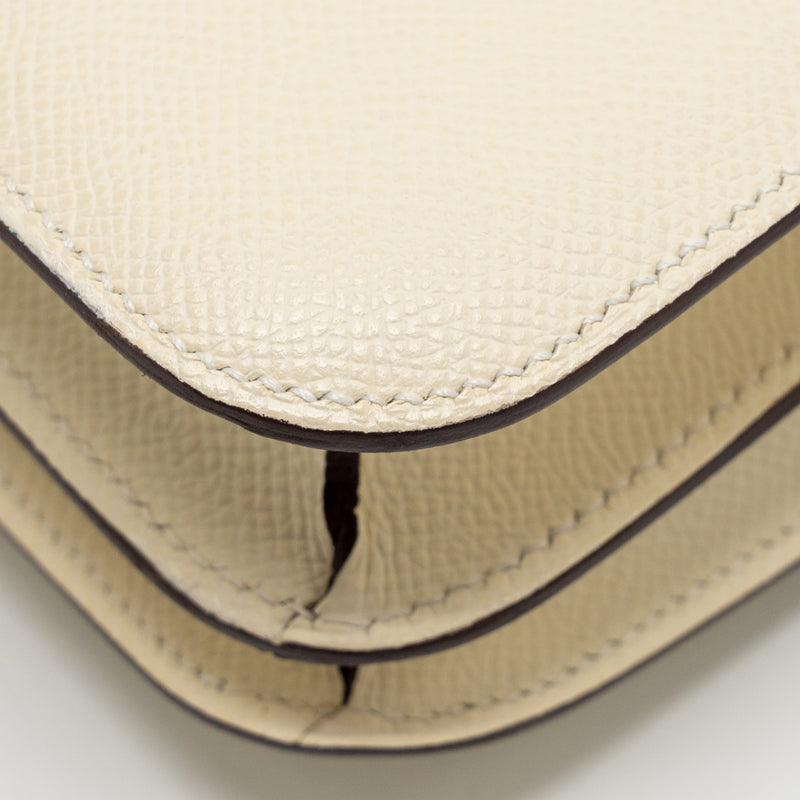 Hermes Mini Constance epsom Nata GHW stamp U