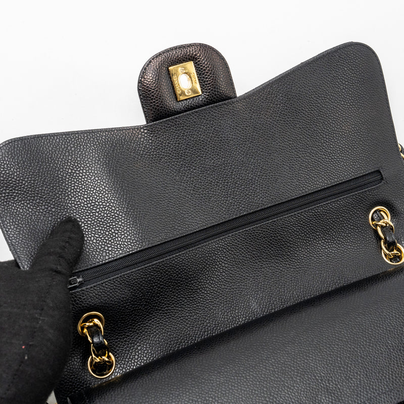 Chanel jumbo classic double flap bag caviar Black GHW