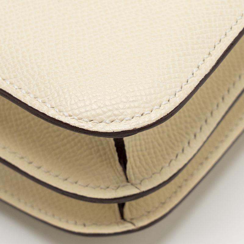 Hermes Mini Constance epsom Nata GHW stamp U