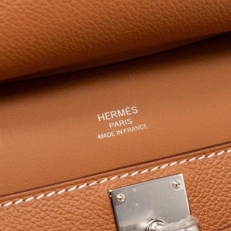 Hermes mini Jypsiere evercolor gold SHW stamp B