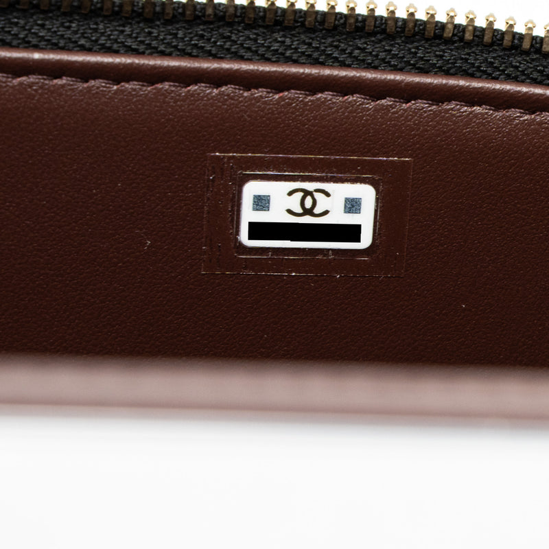 Chanel Long Vanity with Chain Caviar Black LGHW (Microchip)